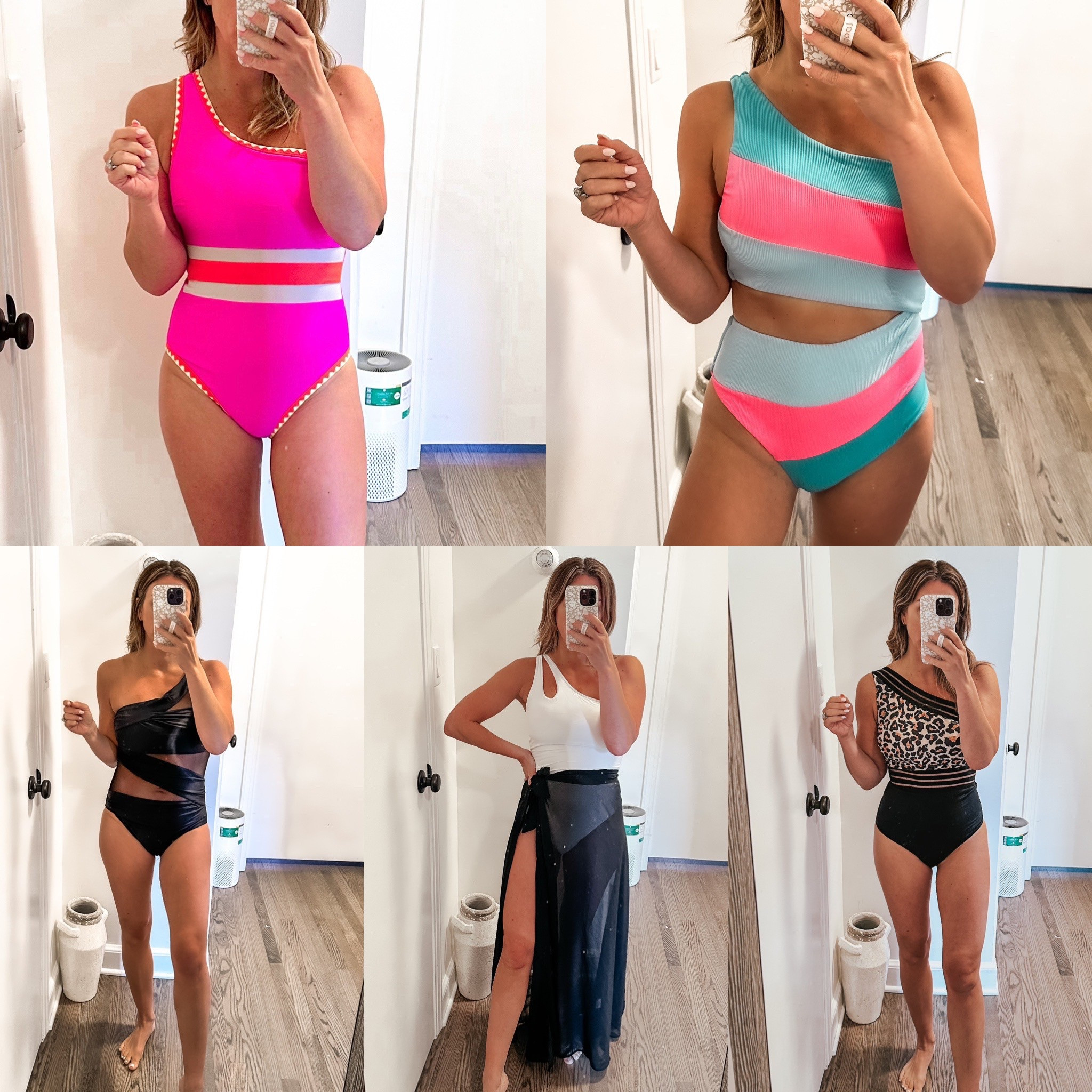 One piece bathing suits. Swimwear 