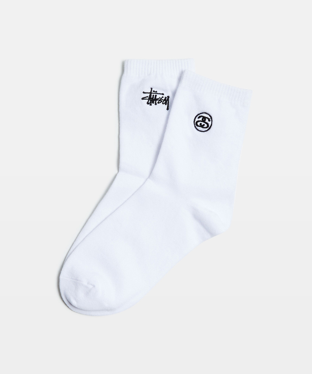 Womens Graffiti Crew Socks 3 Pack White | General Pants