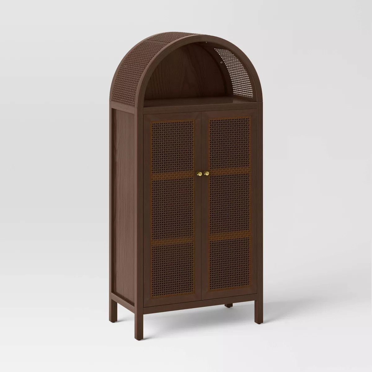 Woven Arched Wood Cabinet - Threshold™ | Target
