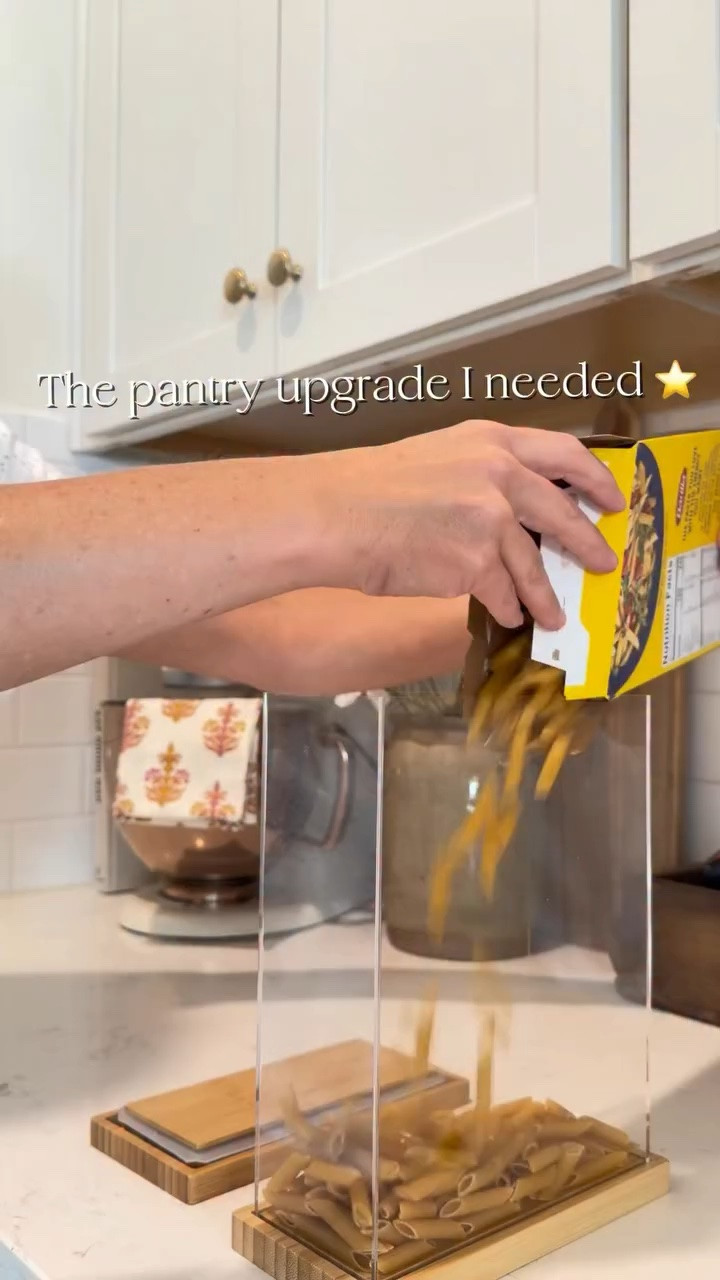 The pantry upgrade I wish I’d done sooner. 🍝✨

These airtight containers instantly made my pantry look more organized, and now finding the right pasta for dinner is so much easier. Bonus… now we have his and hers protein pasta. 😂

Follow @paisleyathome for budget-friendly home ideas, organization, and DIY inspiration. 🤍

#pantryorganization #pantrymakeover #amazonhome #amazonfinds #homeorganization organizedhome kitchenorganization pantrygoals homefinds

#LTKstorytime