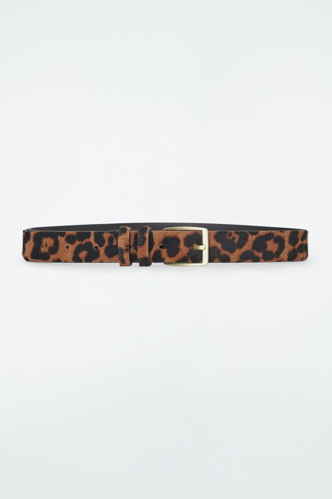 LEOPARD-PRINT PONY HAIR BELT | COS UK