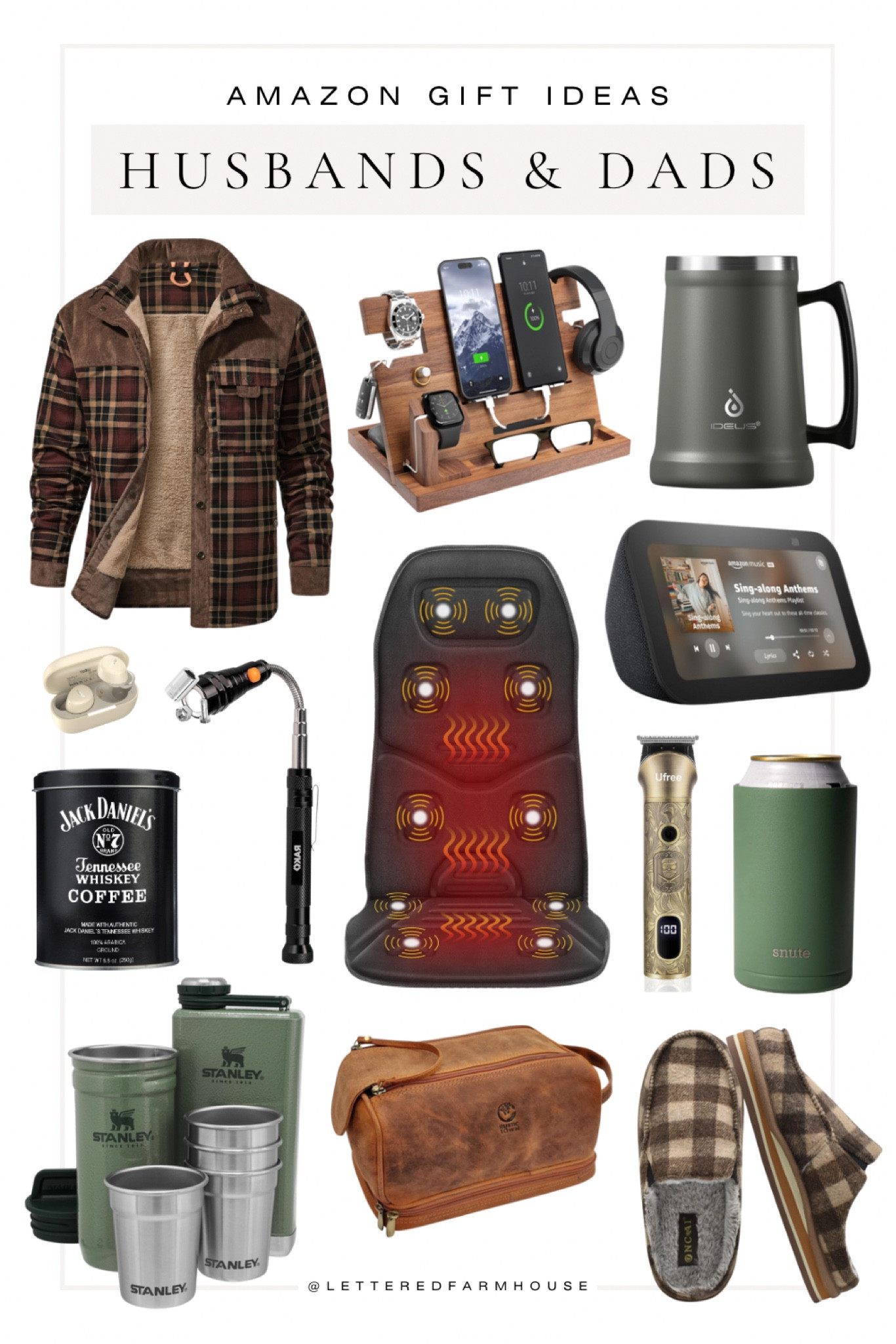 Best Amazon Christmas Gifts for Husbands & Dads 2024

Need Christmas gift ideas for your husband or dad? Check out this ultimate Amazon gift guide packed with thoughtful and unique finds for men in 2024. From cozy plaid jackets and comfortable slippers to high-tech gadgets like massage seat cushions and charging stations, we've rounded up everything they'll love. Whether they're into whiskey coffee, beard trimmers, or outdoor gear, you'll find the perfect present. Make holiday shopping easy this year with these must-have Amazon gifts for the men in your life!

#LTKGiftGuide #LTKMens #LTKHoliday