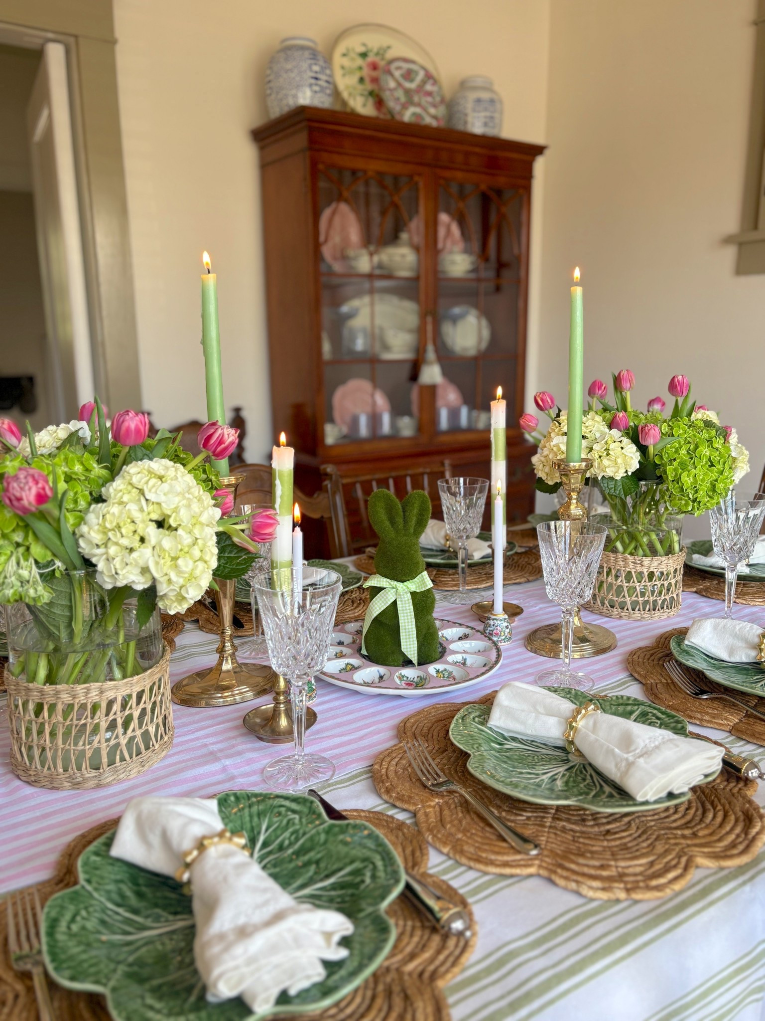 Easter Tablescape 🎀🐣💗

#LTKHome #LTKFindsUnder100 #LTKSeasonal