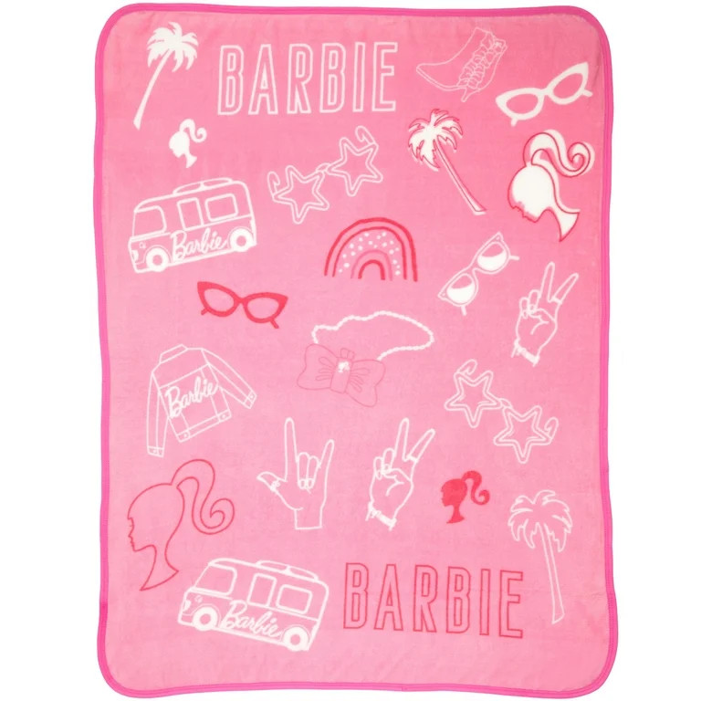 Barbie Manta Polar para Niños 46x60, Rosa, Mate | Walmart (US)