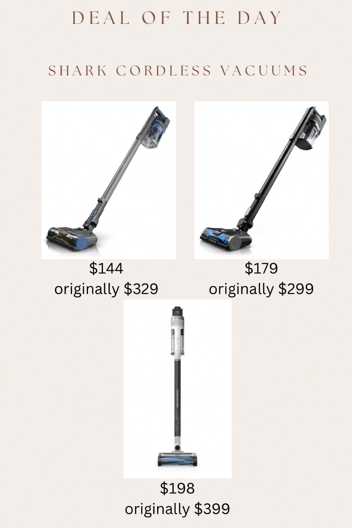 Cyber week sales! Some amazing deals on these highly rated shark cordless vacuums! 

I recently purchased a shark & it’s my favorite one I’ve owned. I don’t think I’ll ever buy another brand! 

#LTKhome #LTKCyberWeek #LTKsalealert