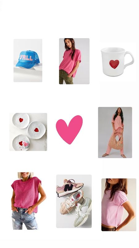 Love Day🩷
A few items inspired by Valentines Day that you will use throughout the year. 
Heart mug. Heart bowl. Pink tee. Pink sneakers. Pink sweater  

#LTKstyletip #LTKfindsunder50