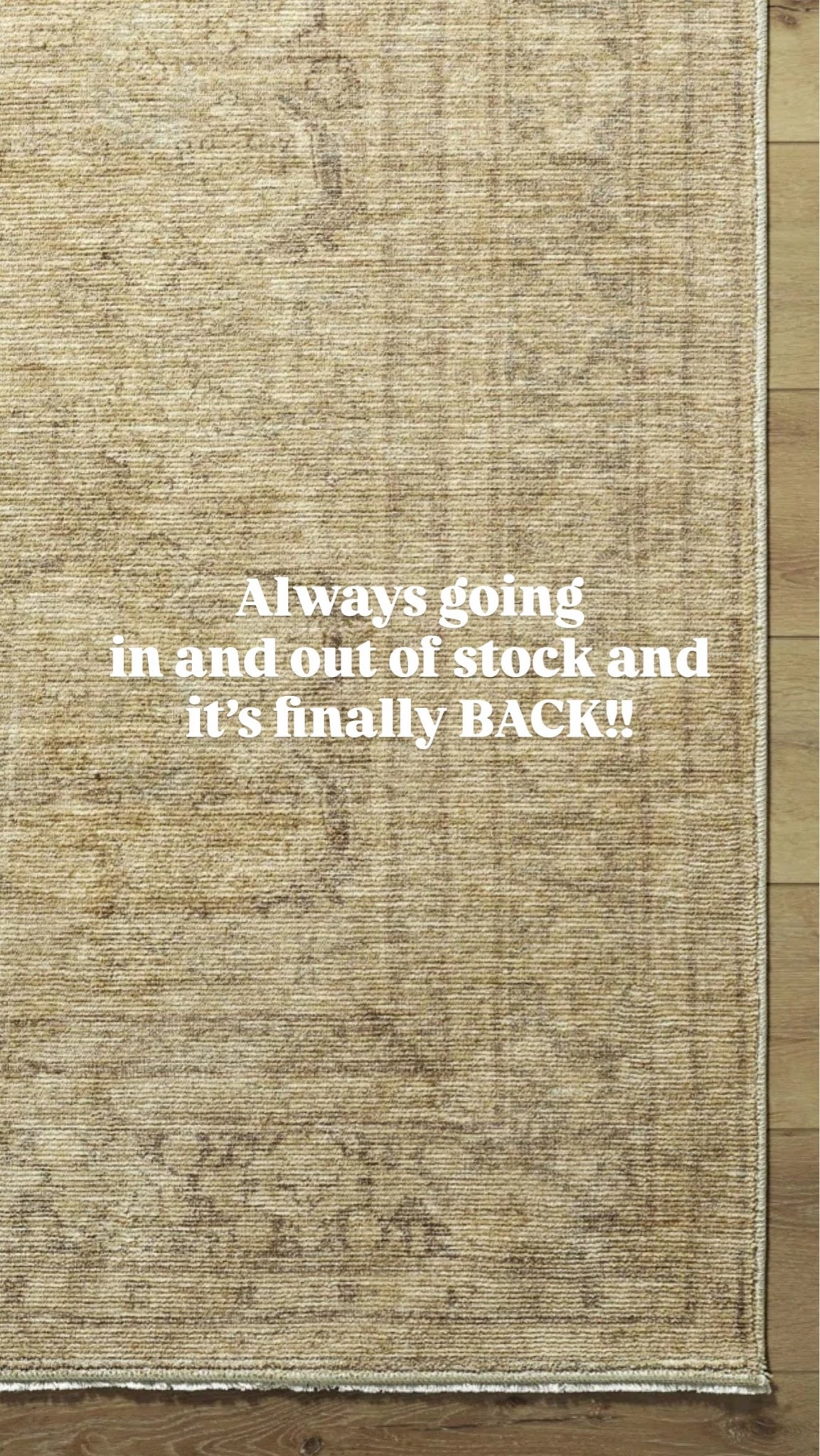If you want a neutral rock that isn’t boring but a very subtle pattern this one’s for you. It’s also 50% off. It goes in and out of stock, living room, rug, dining room rug bedroom.

#LTKSaleAlert #LTKHome