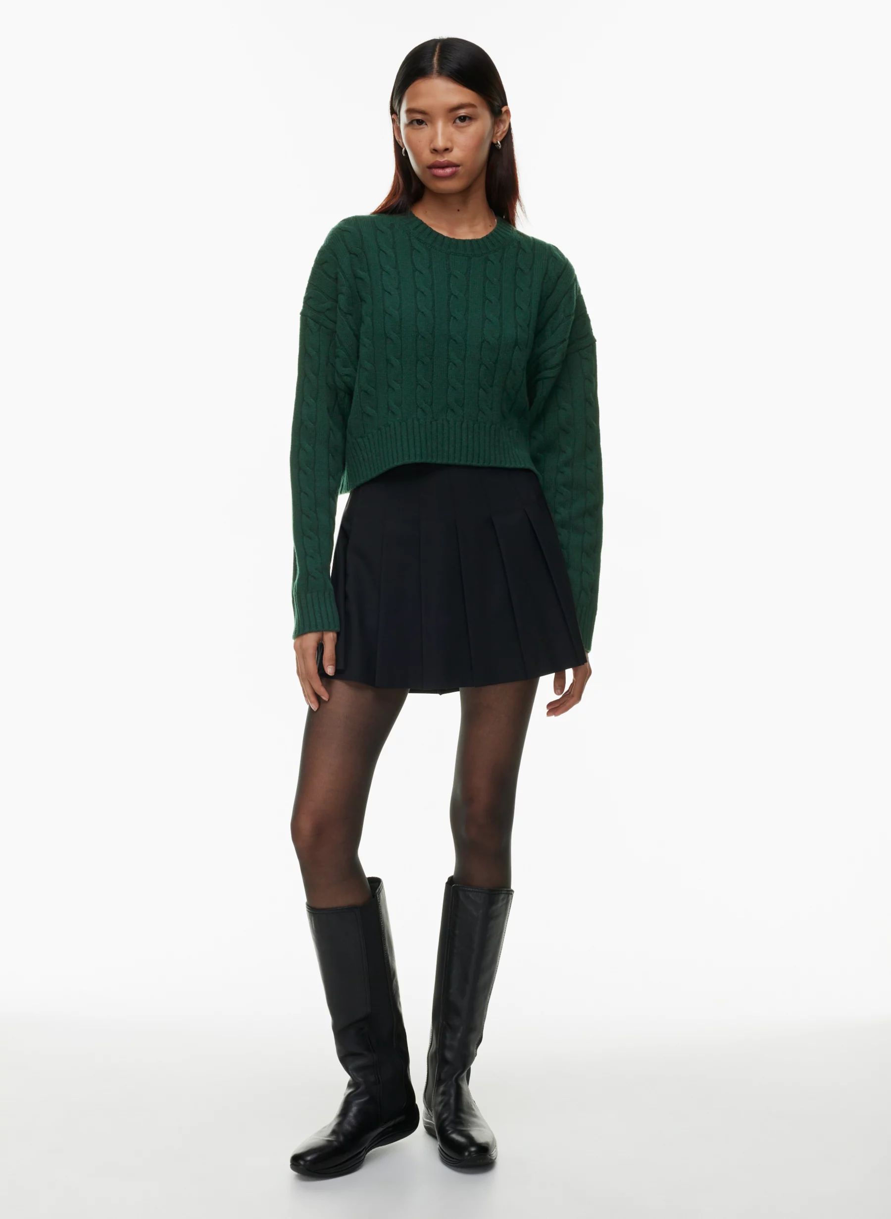 PEGGY CROPPED SWEATER | Aritzia