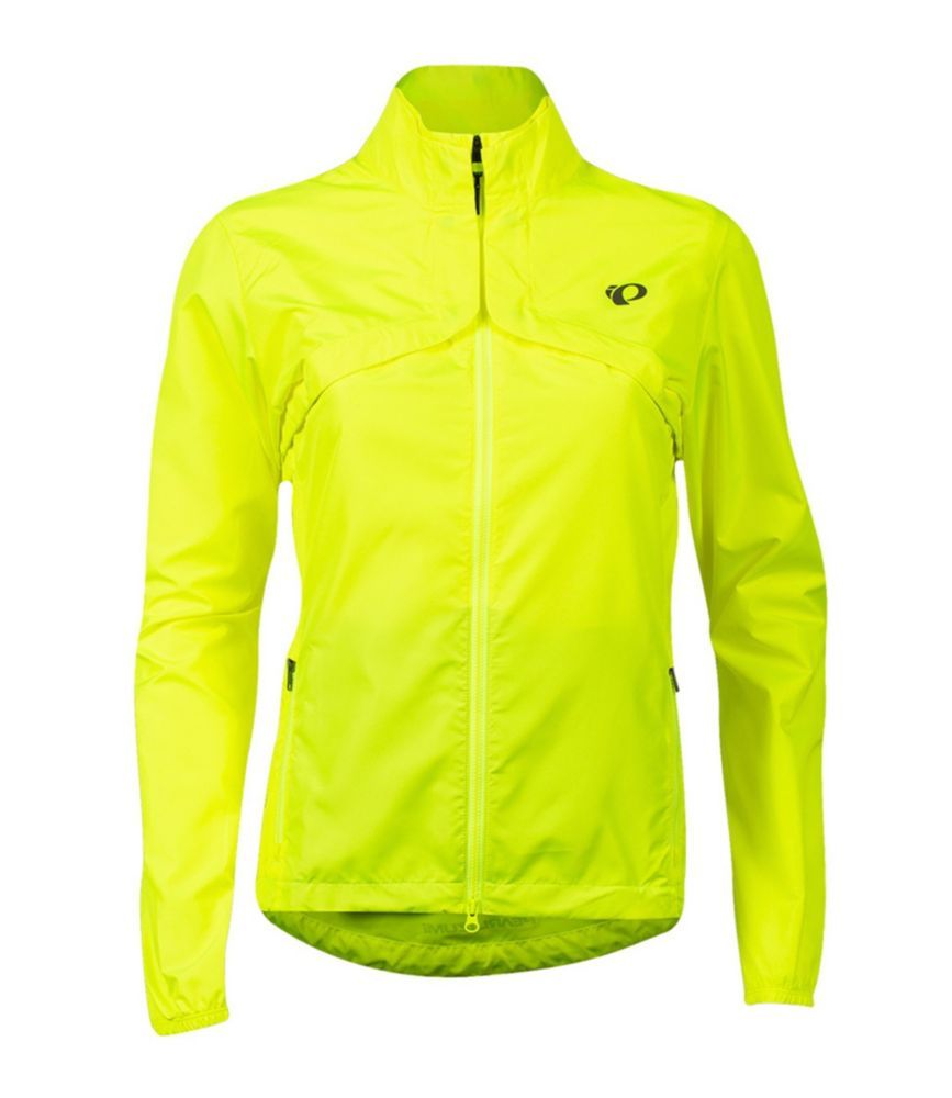 Women's Pearl Izumi Quest Barrier Convertible Cycling Jacket Yellow Medium | L.L. Bean