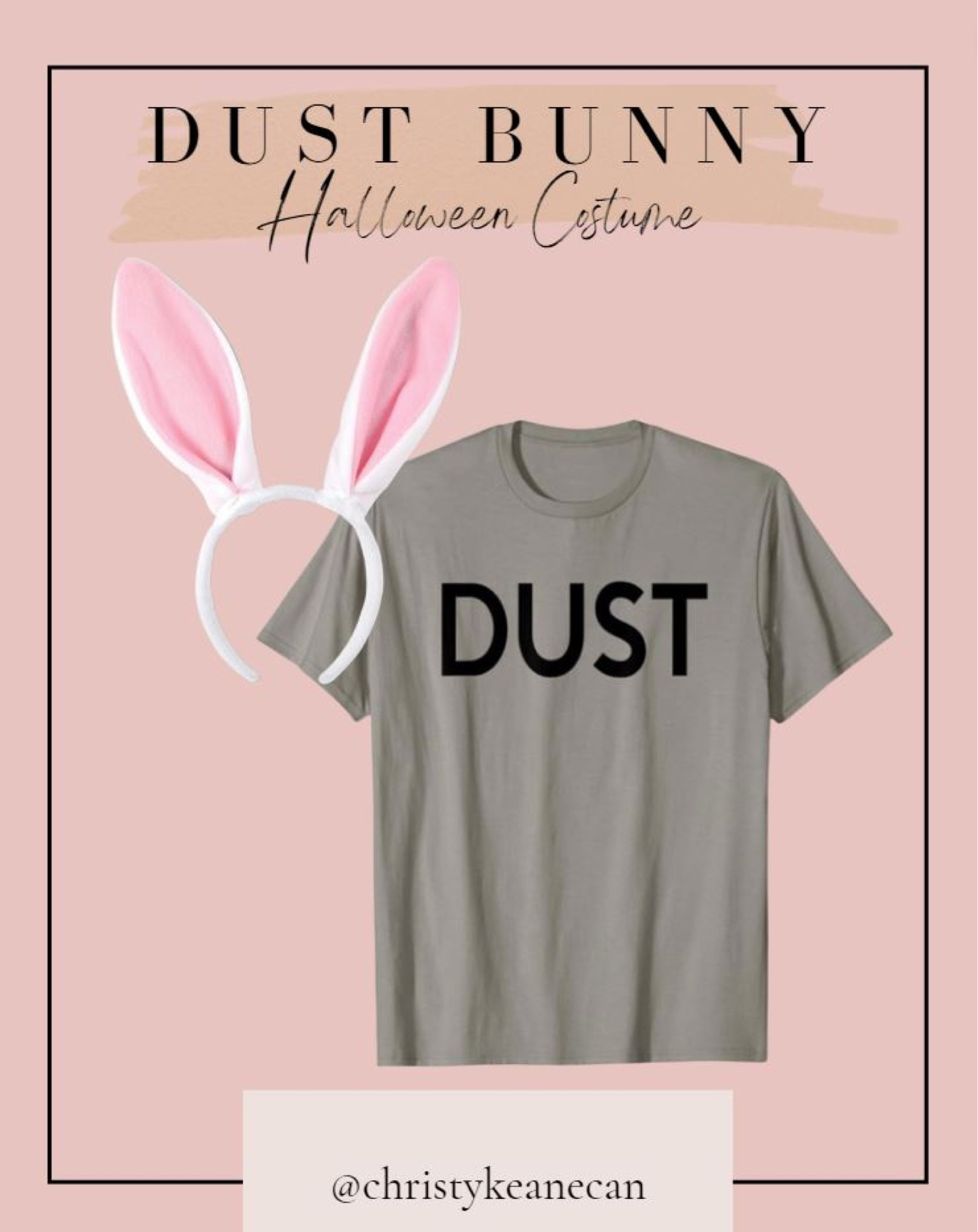 Continuing the punny costume series again this year! This Dust Bunny costume is so simple - throw on a dust t-shirt and bunny ears and you’re ready to go! 🐰🧹🧼

#puns #halloween #halloweencostumes #lastminutecostumes #diycostumes #funnycostumes #dustbunny

#LTKHoliday #LTKfindsunder50 #LTKSeasonal