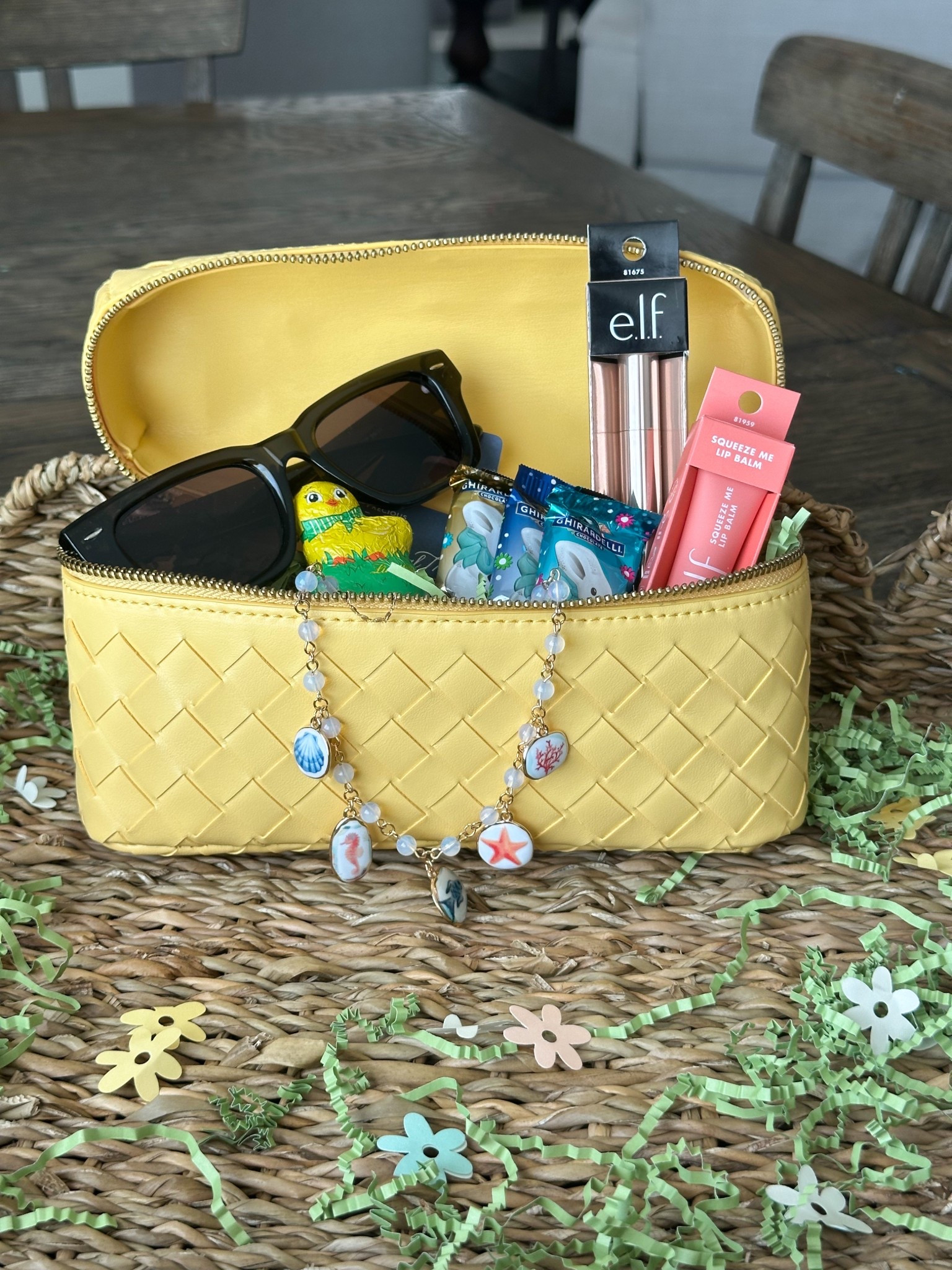 I totally made my own Easter basket!!! LOVE this bag!!! A designer look for less!!! These are my favorite new sunnies too!!! ☀️ 

#LTKOver40 #LTKSeasonal
