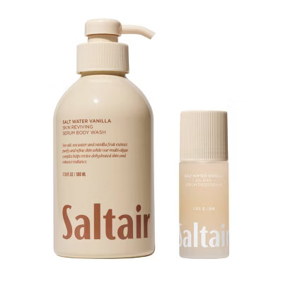 Saltair Serum Salt Water Vanilla 1.7 fl oz Roll-On Deodorant + 17 fl oz Body Wash | Target