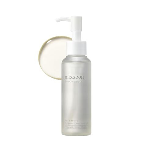 mixsoon Bean Cleansing Oil - Lightweight Oil Deep Cleansing and Makeup Remover, Fermented Bean, Hydrating and Balancing for Smooth Skin 100ml / 3.38 fl.oz. Korean Glass Skin Care | Amazon (US)