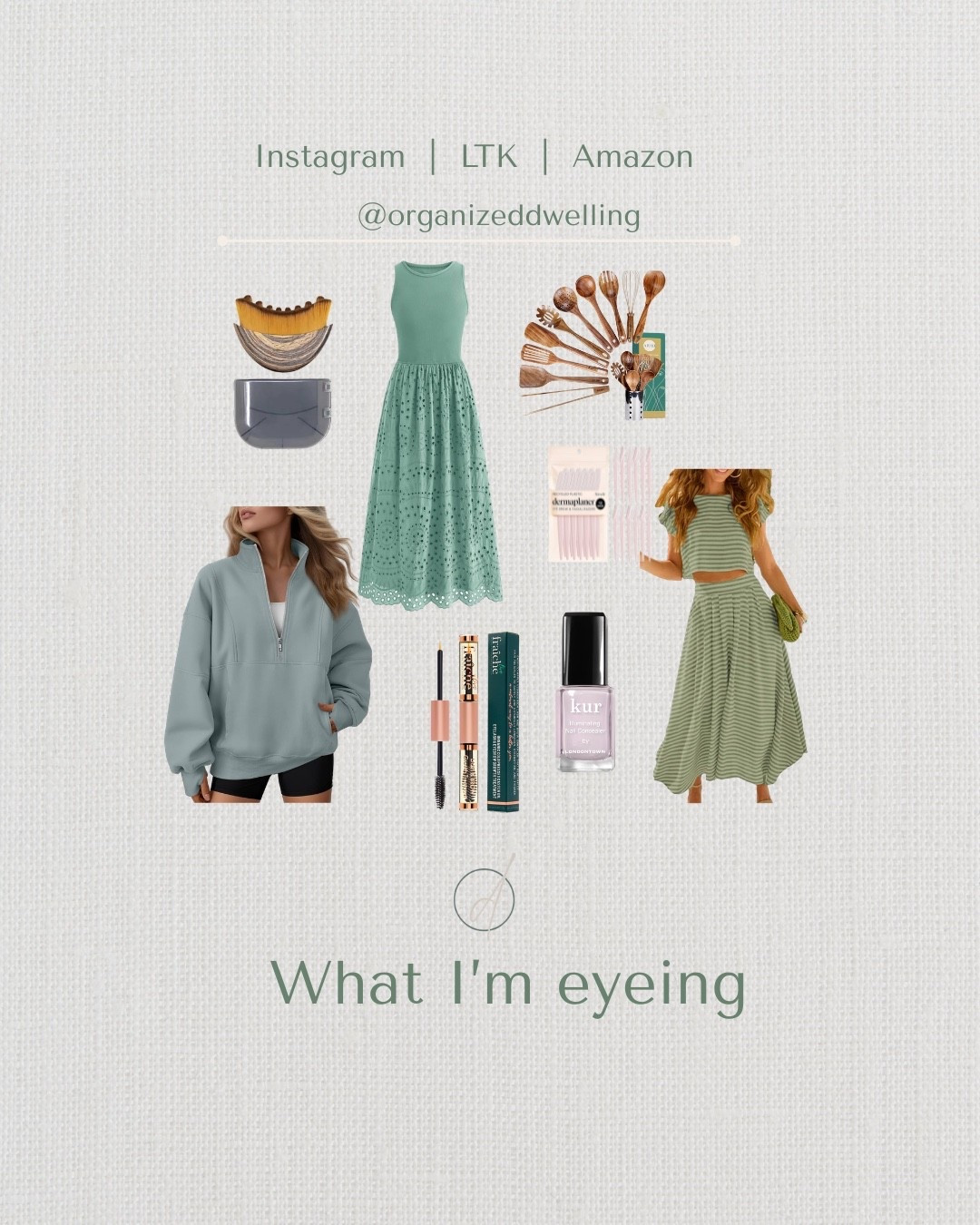 What I’m eyeing this week.

#amazon #clean #fashion #organizeddwelling 

#LTKselfcare #LTKdayinmylife #LTKOver40