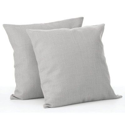 mDesign Decorative Faux Linen Pillow Case Cover - 2 Pack | Target