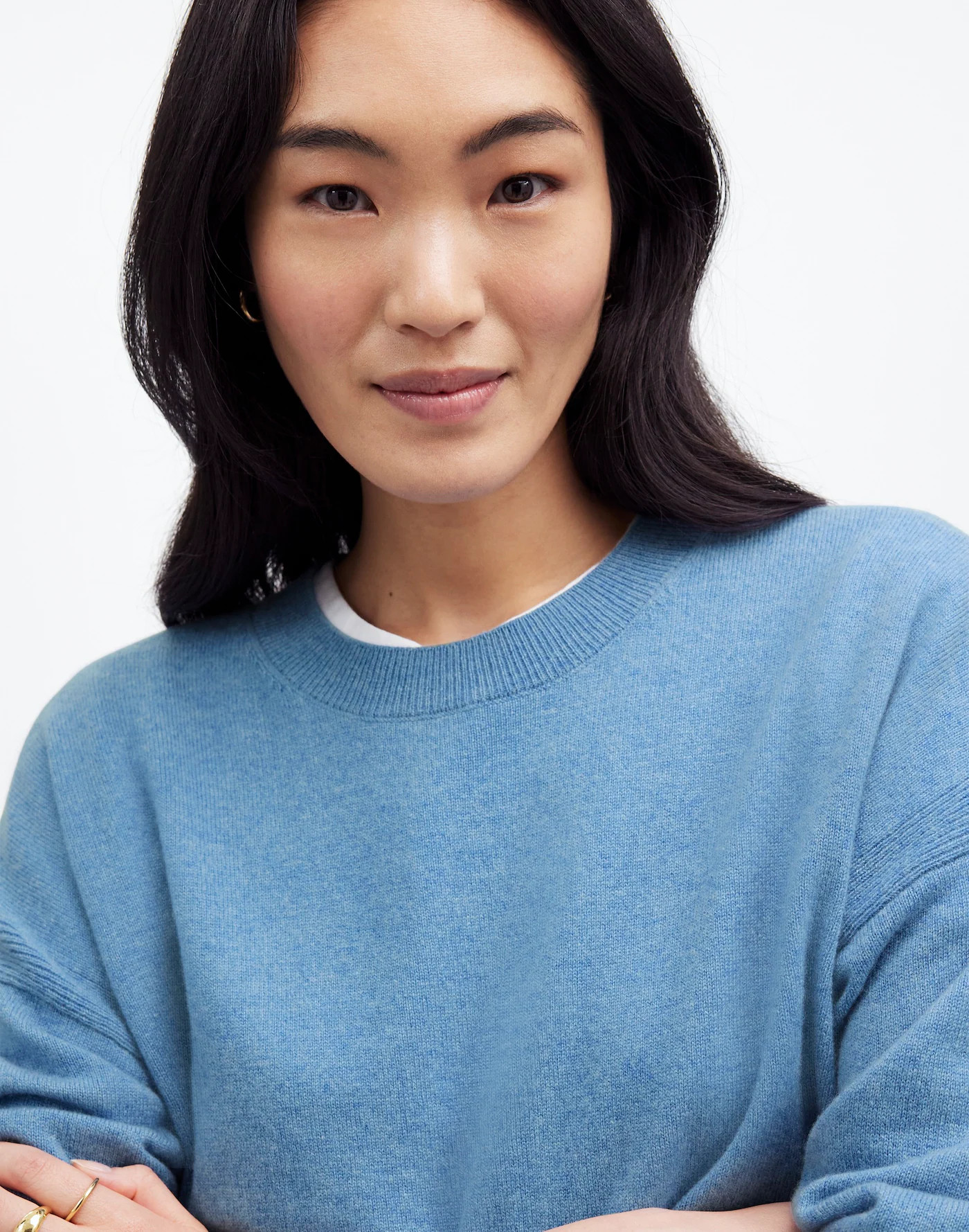 Cashmere Relaxed Crewneck Sweater | Madewell | Madewell