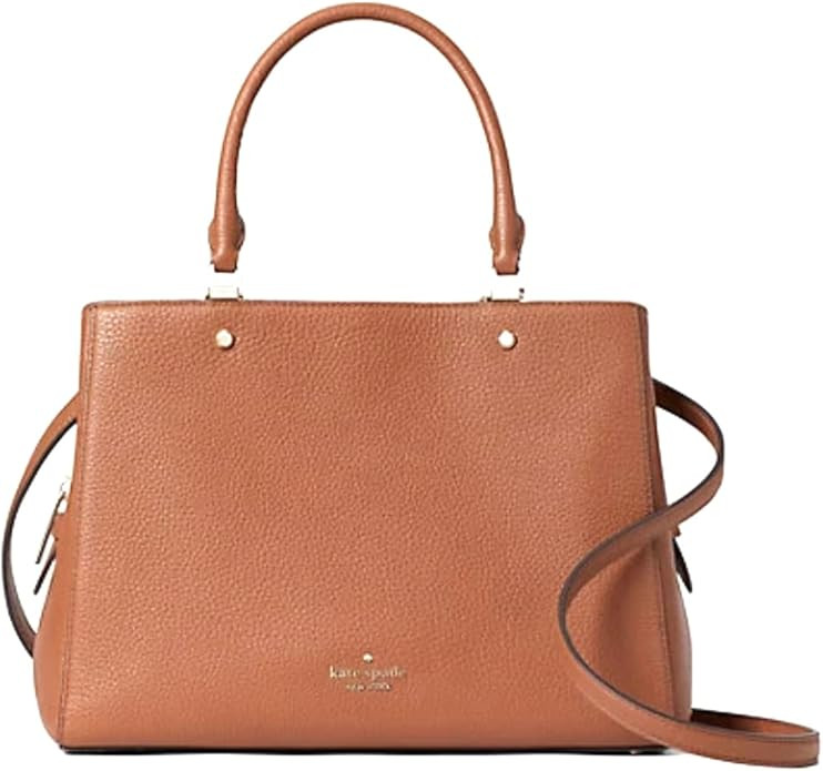 Kate Spade Leila Medium Triple Compartment Satchel Crossbody Bag Purse Handbag | Amazon (US)