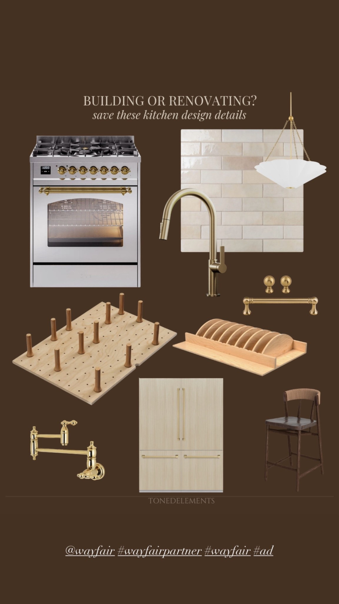 If you’re building or renovating, these are the exact kitchen details I keep coming back to 🤎 this is pretty much how I’d design it from scratch… warm, simple, and everything just works together without overthinking it. Pulled it all together on Wayfair and honestly it made the whole process feel so easy.

@wayfair #wayfairpartner #wayfair #ad

#LTKdayinmylife #LTKSaleAlert #LTKHome