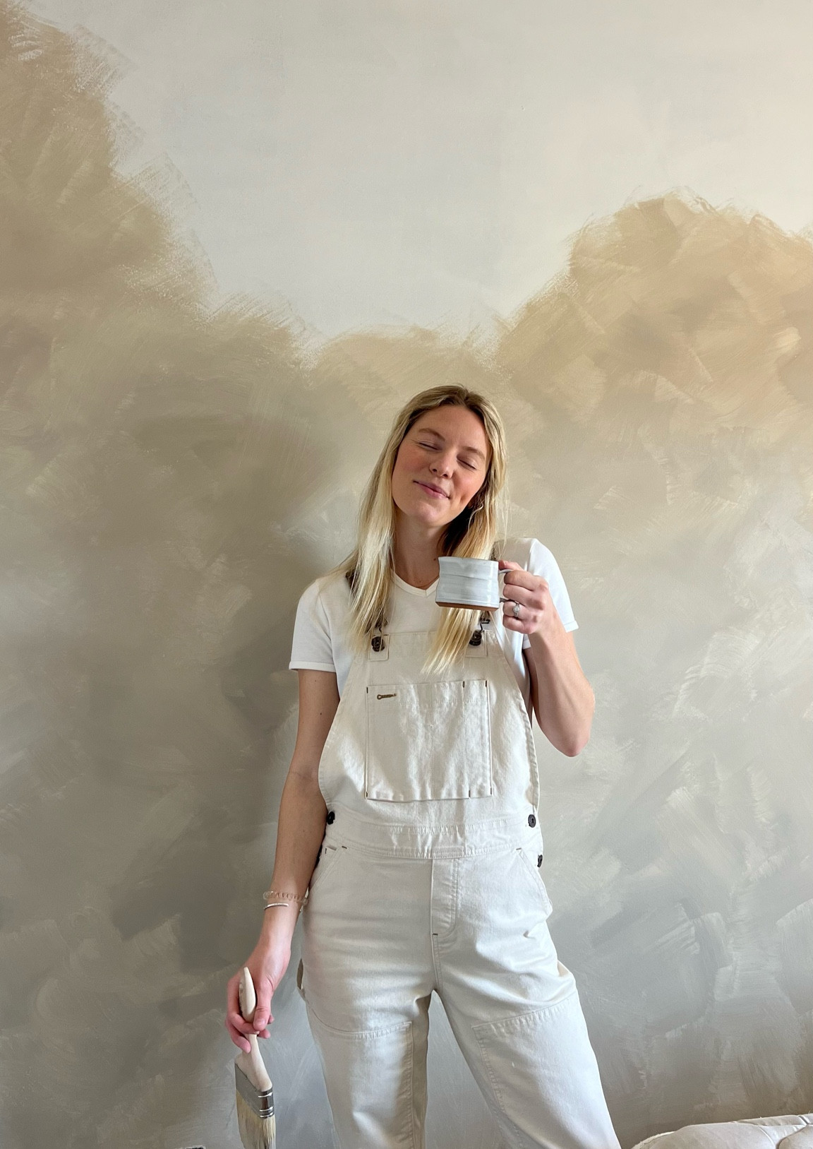 Linking my overalls — it doesn’t look like they make this color anymore, but they have a pretty green, charcoal & blue color 😍 they are the best. Double-knee, stretchy straps and pockets!