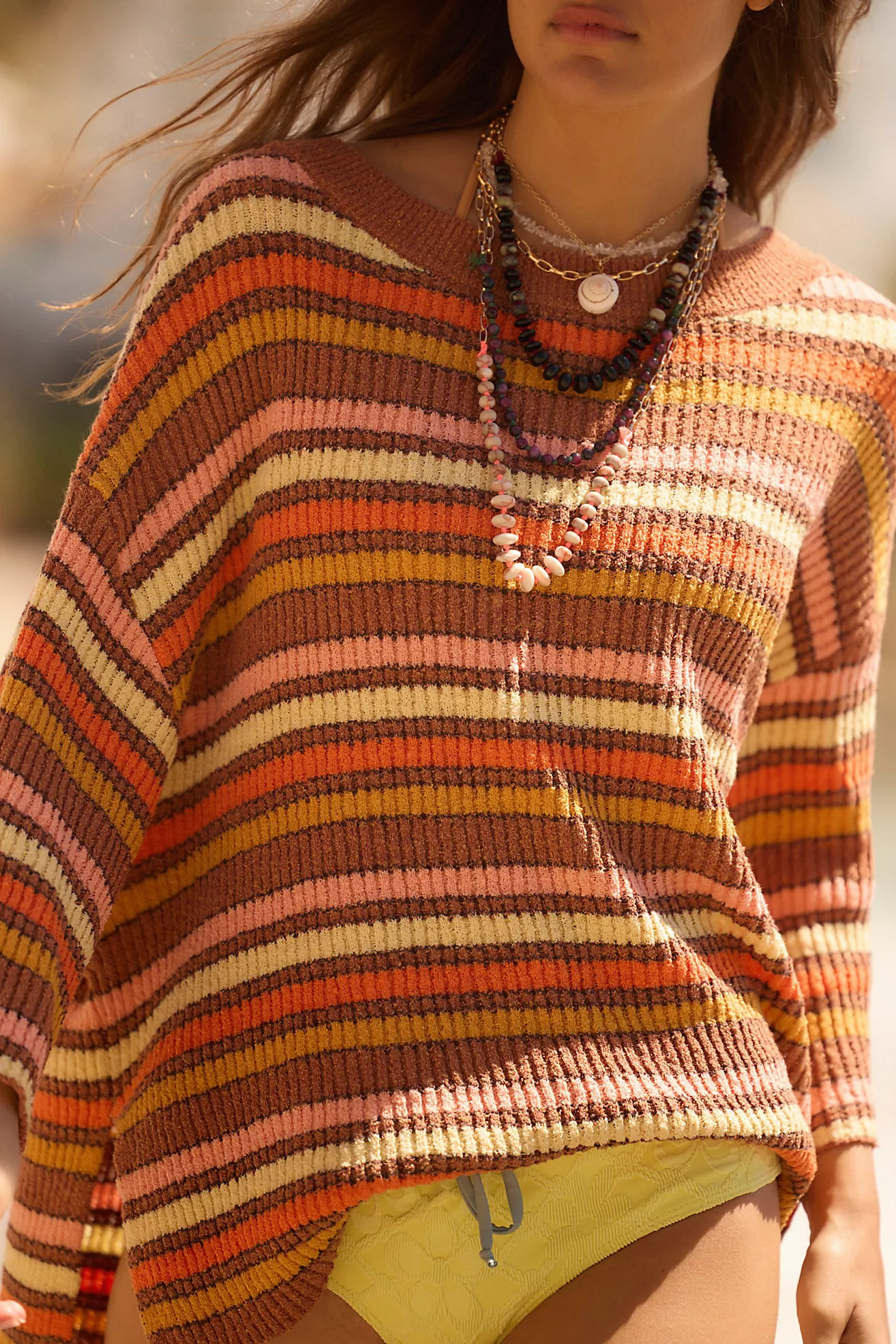 Hailee Semiprecious Beaded Necklace | Free People (Global - UK&FR Excluded)
