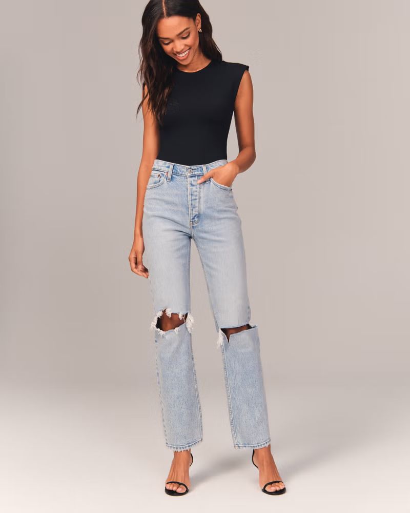 High Rise Dad Jeans | Abercrombie & Fitch (US)
