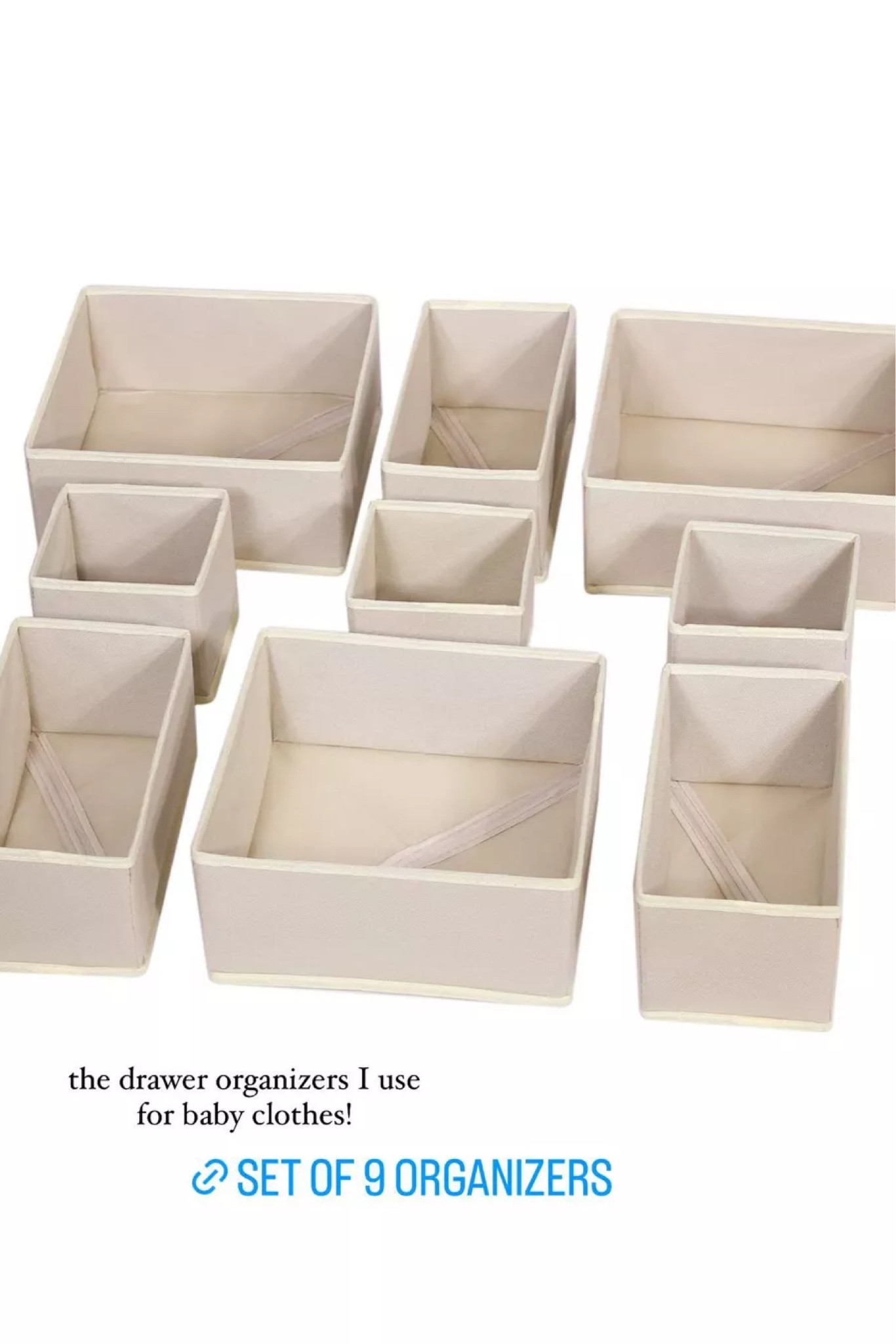 Drawer organizes  I use for baby clothes 

#LTKbaby #LTKunder50 #LTKkids