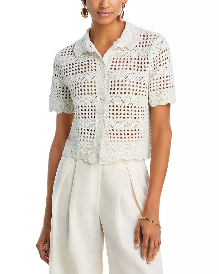 Crochet Knit Shirt - 100% Exclusive | Bloomingdale's (US)