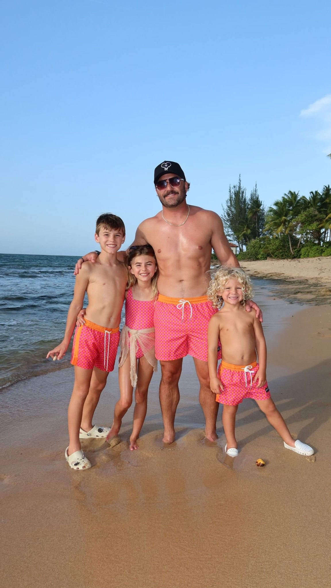 Suits from jacks surfboards!! Bryce’s hat is from Family forever apparel!!