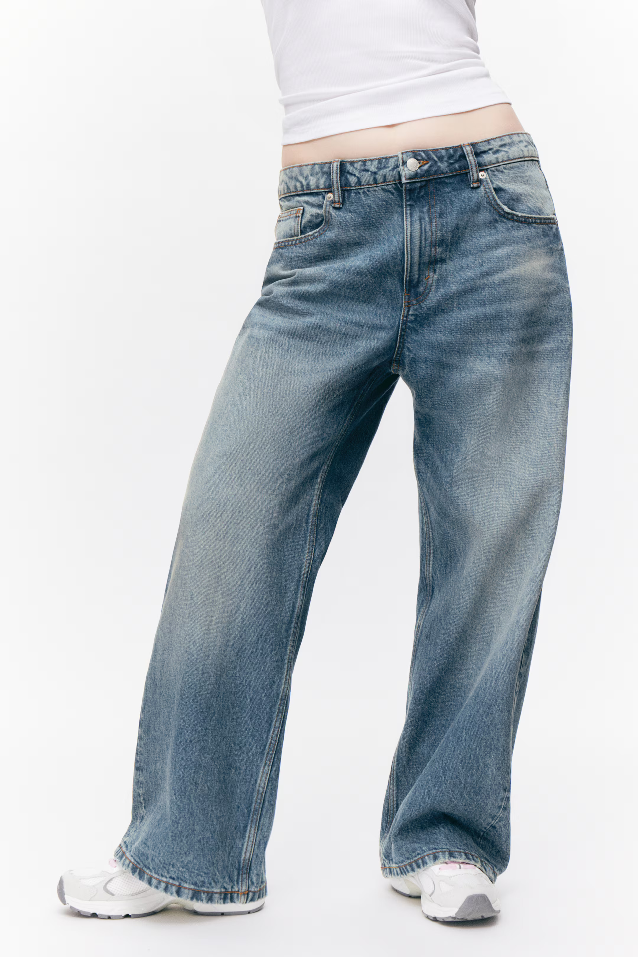 Missy Low Waist Loose Straight Leg Jeans | H&M (UK, MY, IN, SG, PH, TW, HK)