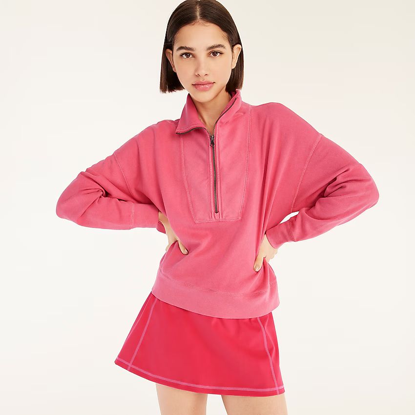 Magic Rinse™ half-zip sweatshirt | J.Crew US