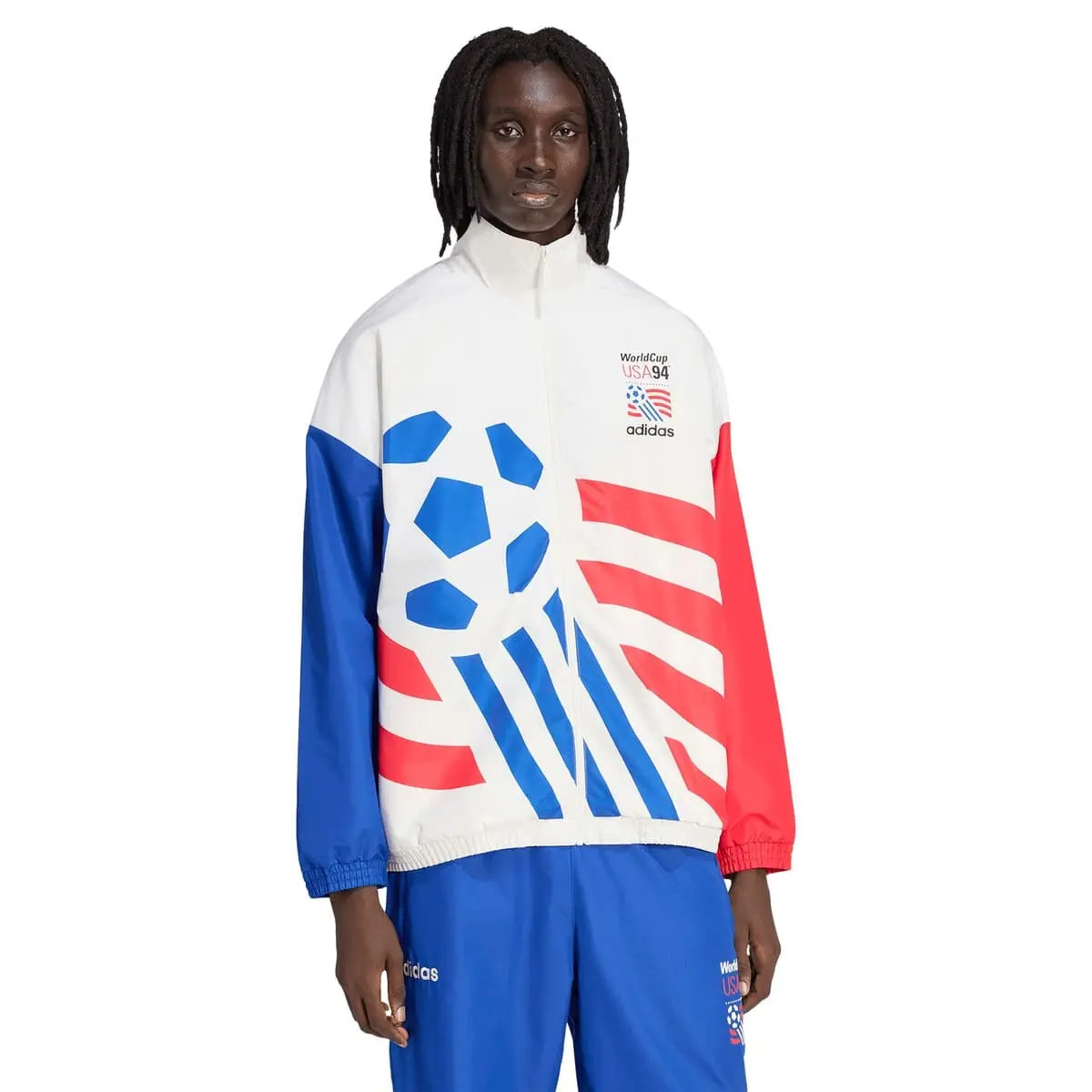 Men's adidas  White USMNT 1994 World Cup Full-Zip Woven Track Jacket (Men) | Nordstrom | Nordstrom