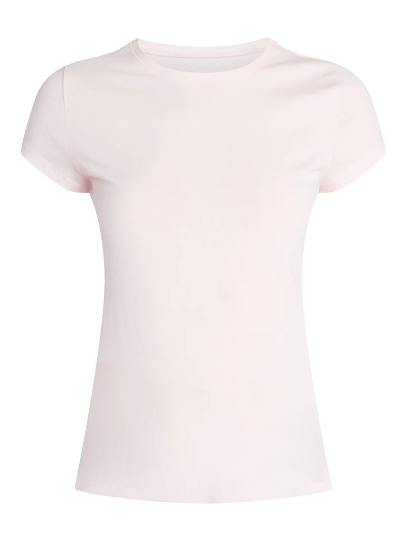 No Boundaries Crew Neck Tee with Short Sleeves, 1 or 3-Pack, Women’s | Walmart (US)