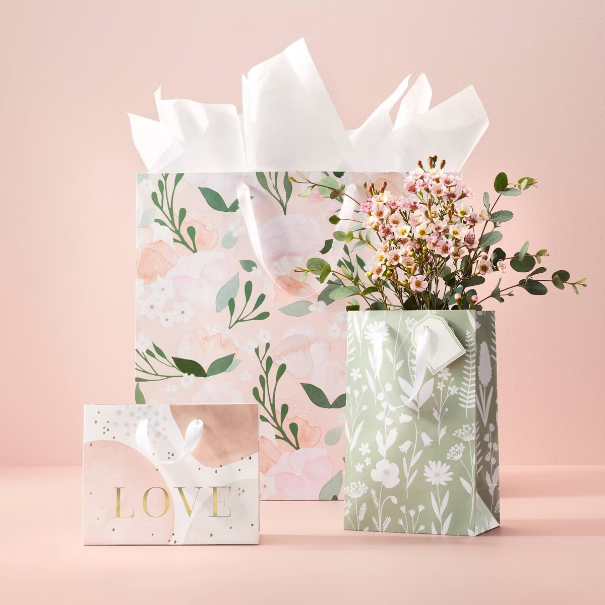 Love Shapes X-Small Wedding Gift Bag - Spritz™ | Target
