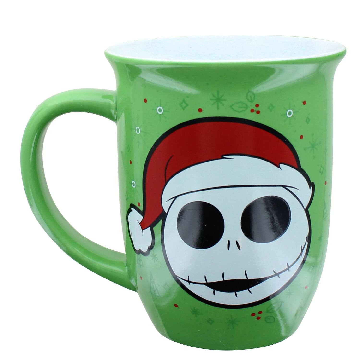 Disney - Nightmare Before Christmas Santa Jack16 Ounce Wide Rim Ceramic Mug - Green | Best Buy U.S.