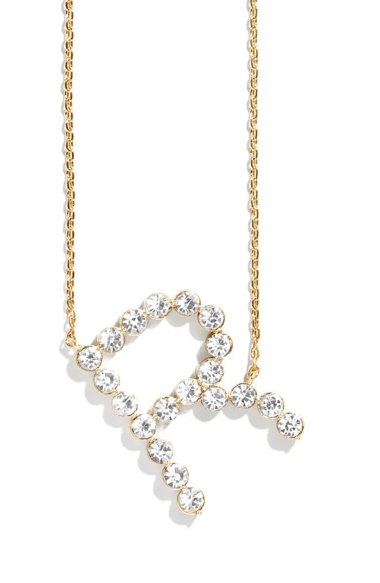 Crystal Initial Pendant Necklace | Nordstrom
