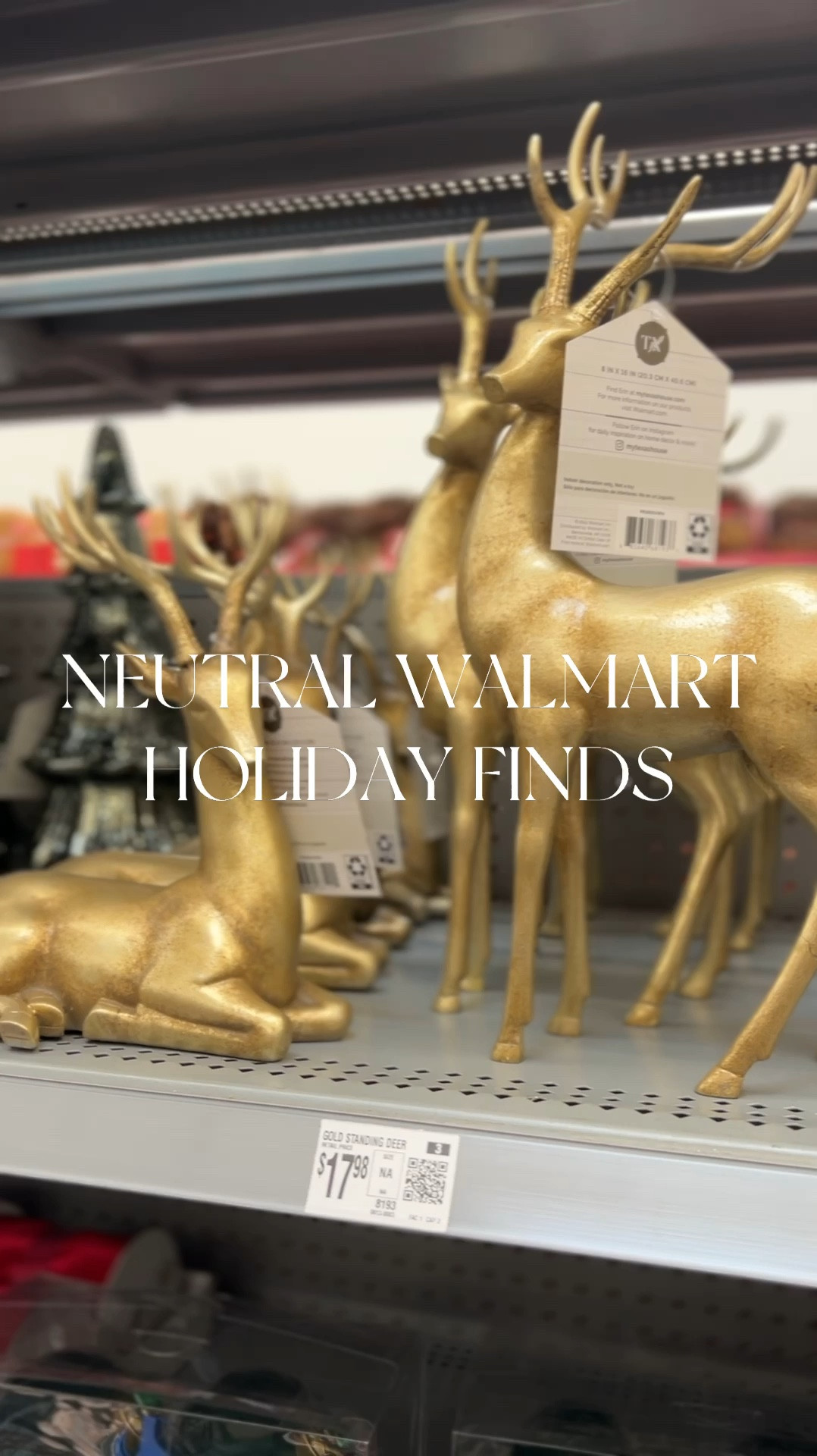 Neutral modern holiday decor, home holiday decor, Christmas decor, Walmart holiday finds, reindeer, ornaments, tree

#LTKSeasonal #LTKVideo #LTKHome