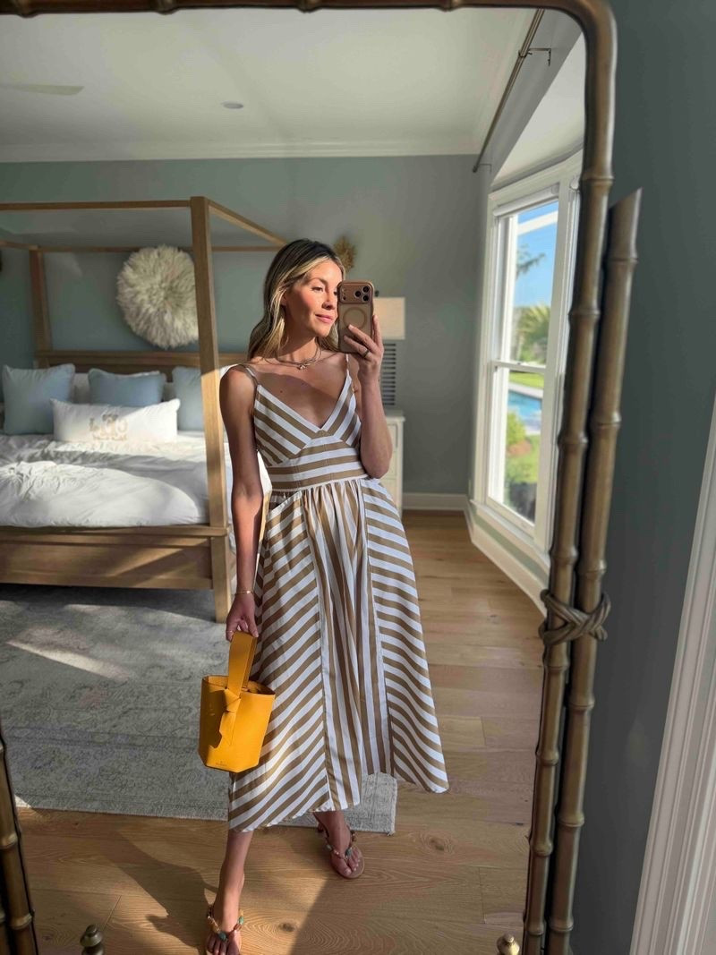 a stripe dress worth loving! so easy to dress up or down and has a fit that is comfortable and chic. wore this for dinner over the weekend and got so many compliments!

#LTKSeasonal #LTKootd