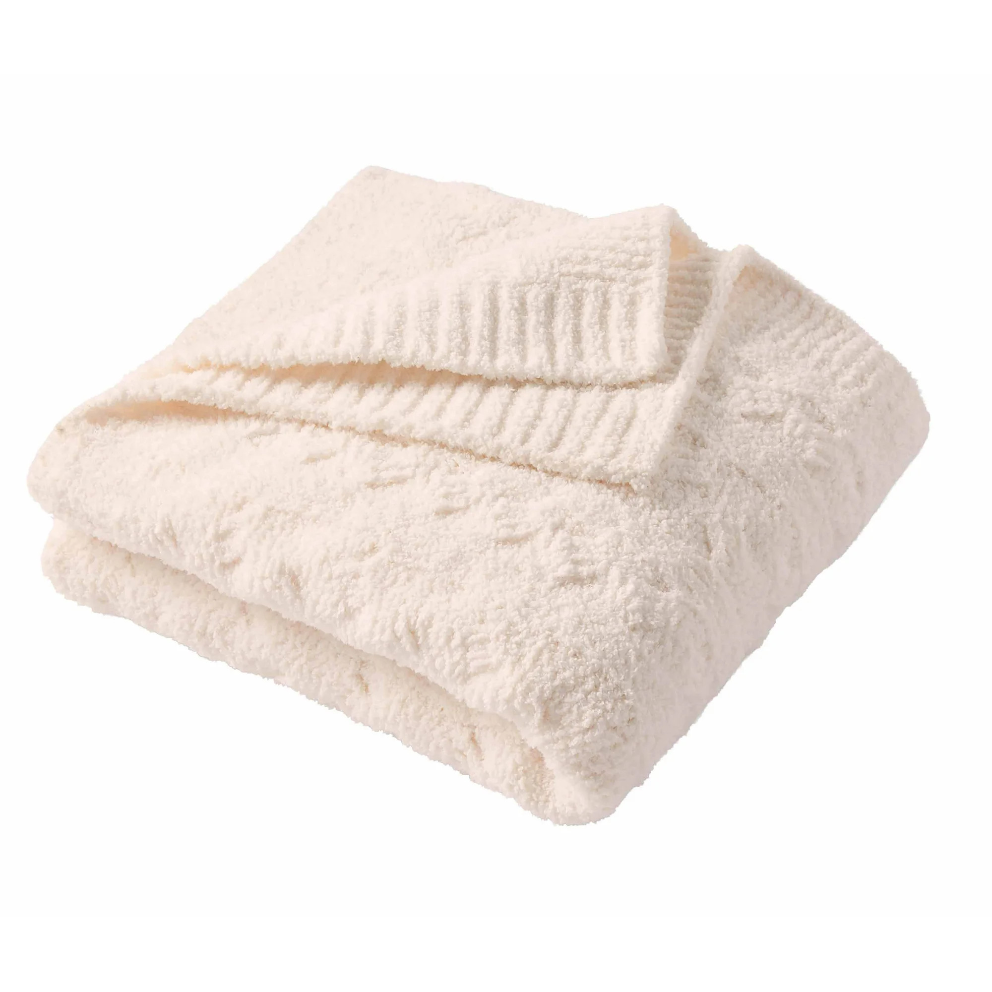 Better Homes & Gardens Vanilla Cable Cozy Knit 50X72' Throw | Walmart (US)