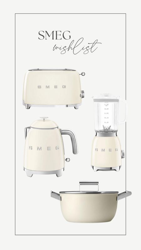 My smeg wishlist 🤍 honestly after buying my frying pan, I want their entire cookware set 🤭

#LTKhome