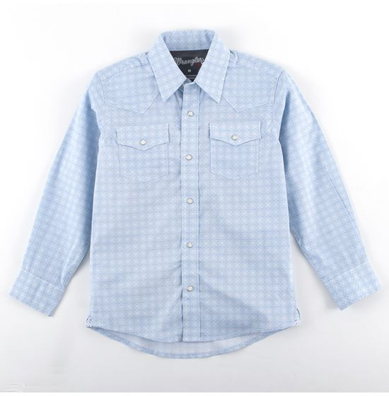 Wrangler 20X Boys' Saddle Up Shirt | Rod's Western Palace/ Country Grace