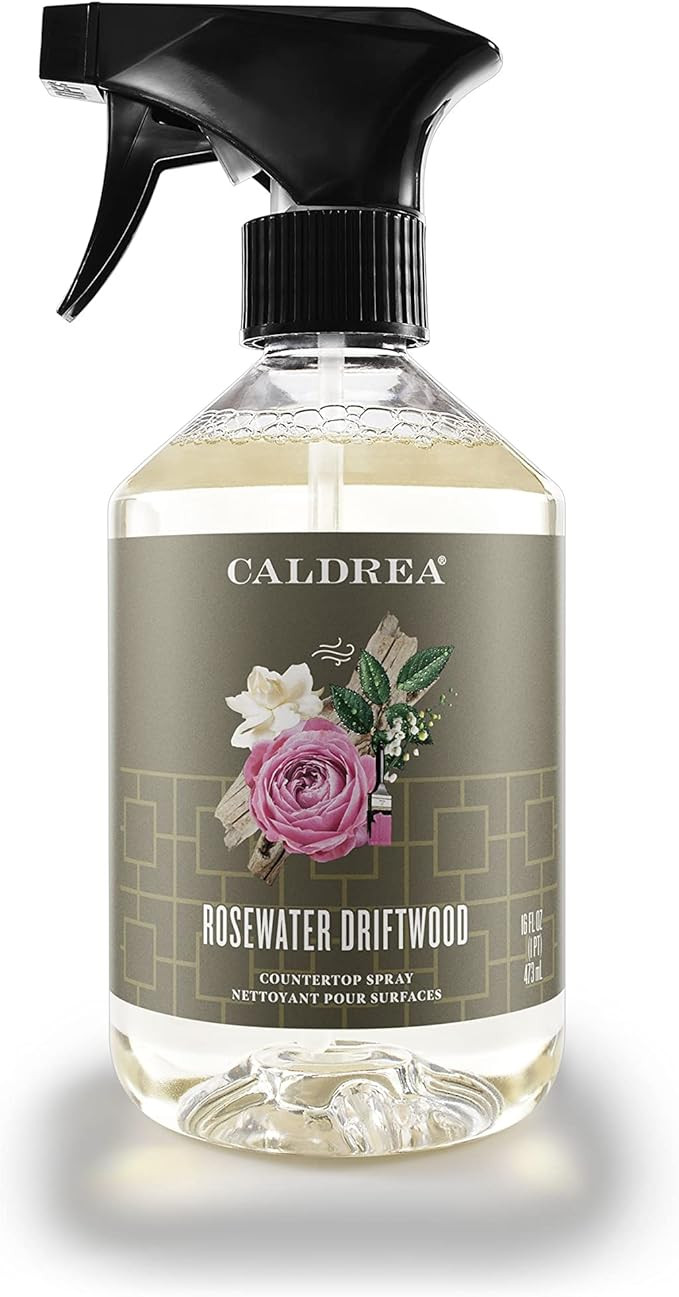 Caldrea Multi-surface CounterTop Spray Cleaner, Made With Vegetable Protein Extract, Rosewater Dr... | Amazon (US)
