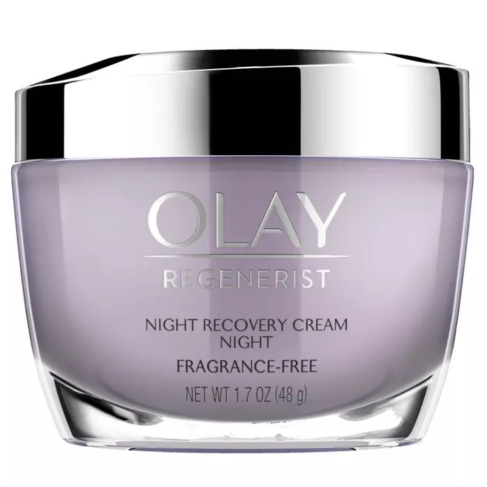 Olay Regenerist Fragrance-Free Night Recovery Cream Moisturizer - 1.7oz | Target