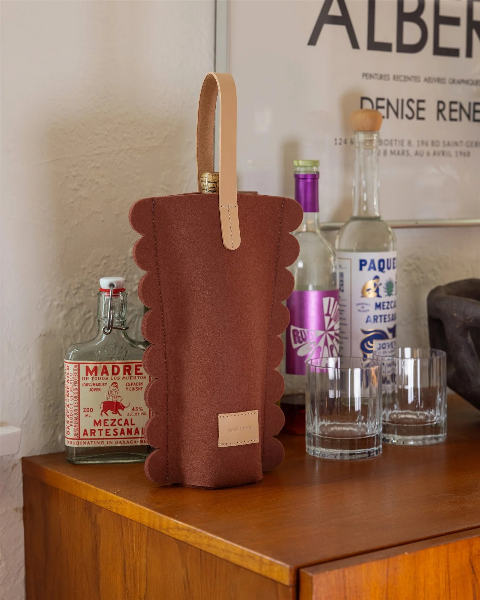 Deco Edge Merino Wool Bottle Bag | graf lantz