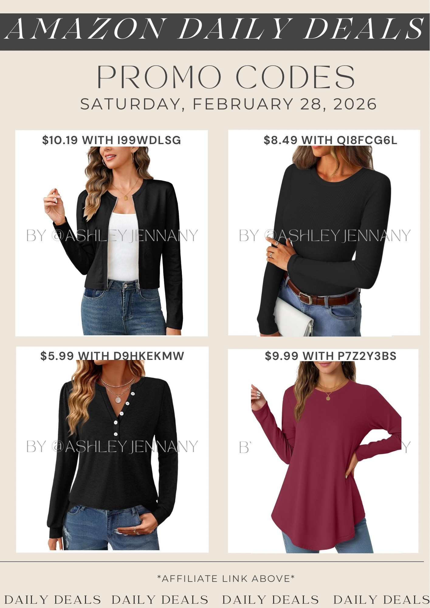 Amazon fashion deals 

#LTKMidsize #LTKSaleAlert