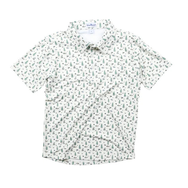 Woodlands Polo Short Sleeve Shirt | BlueQuail Clothing Co.