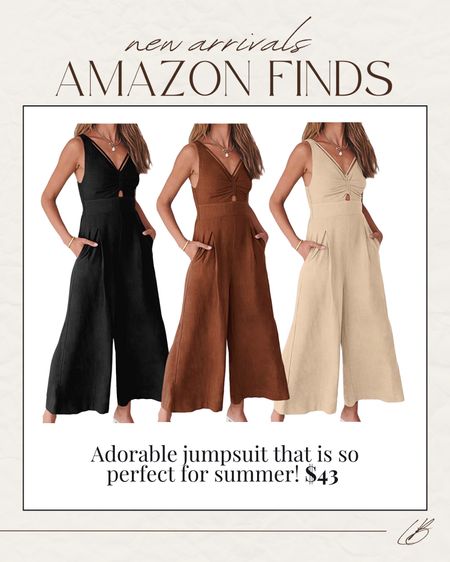 Amazon jumpsuit that is so perfect for summer! 

Lee Anne Benjamin 🤍

#LTKsalealert #LTKstyletip #LTKunder50