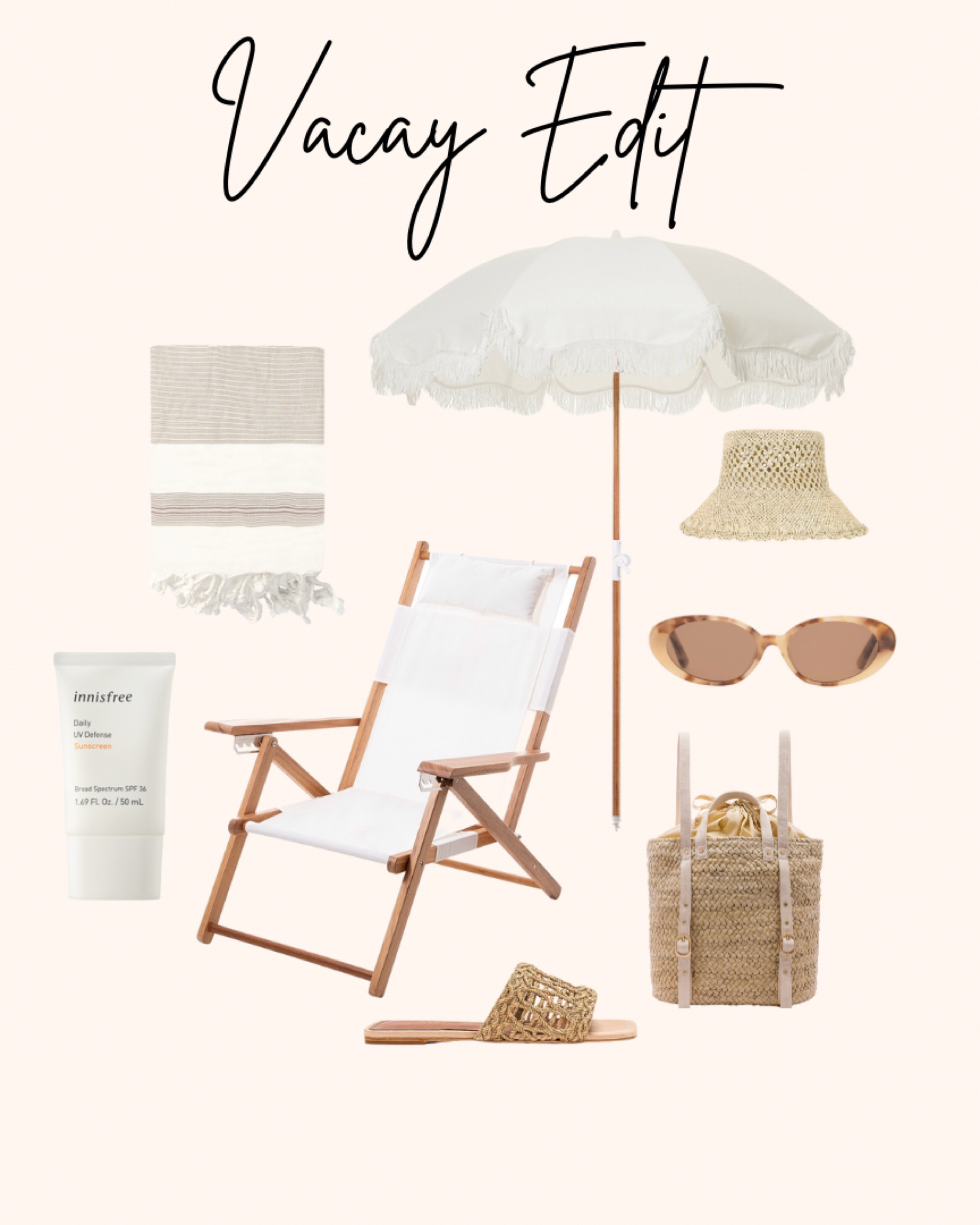 Breezy vacay essentials #beach #vacationedit 

#LTKSeasonal #LTKGiftGuide #LTKswim