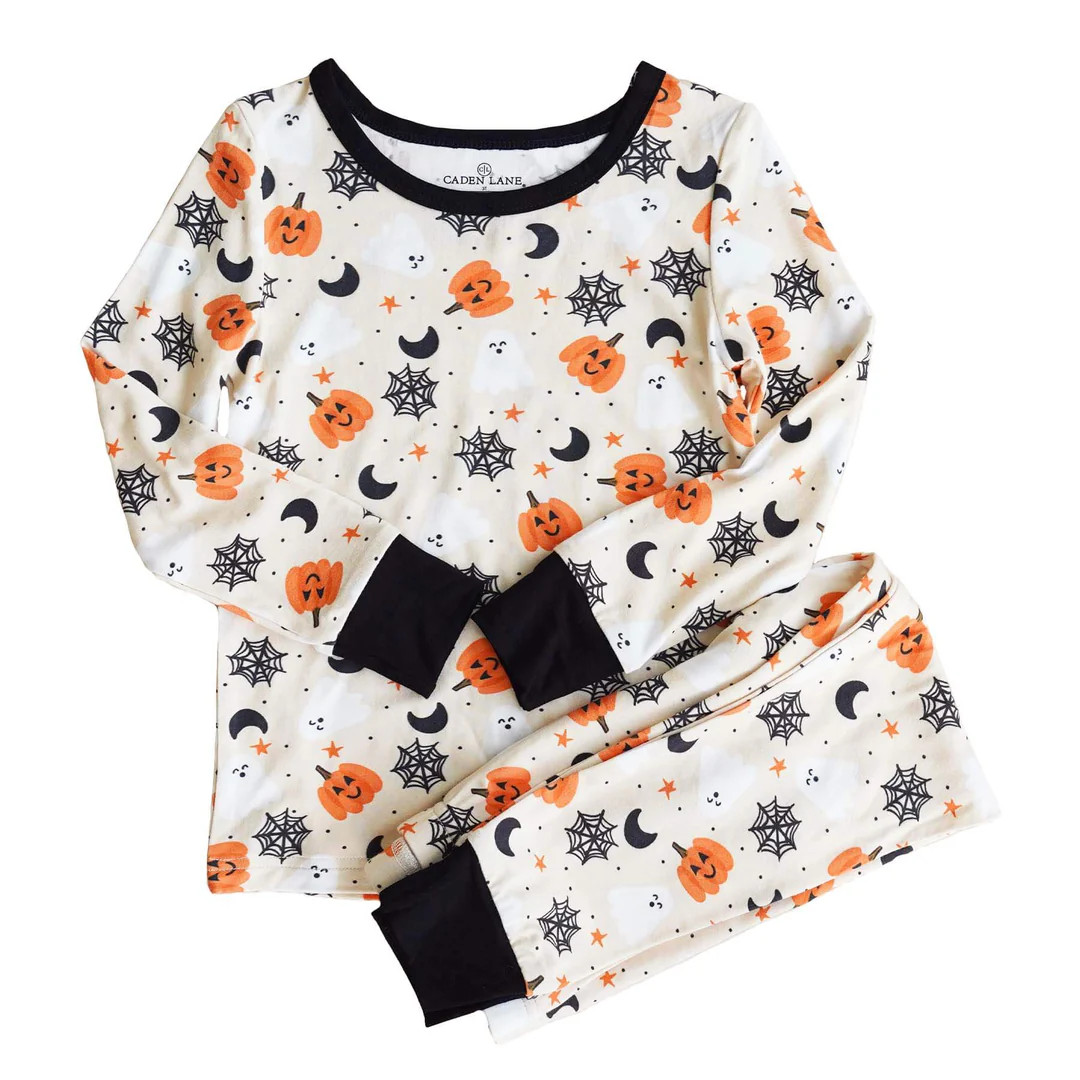 Spooky Boo Two Piece Pajama Set | Caden Lane