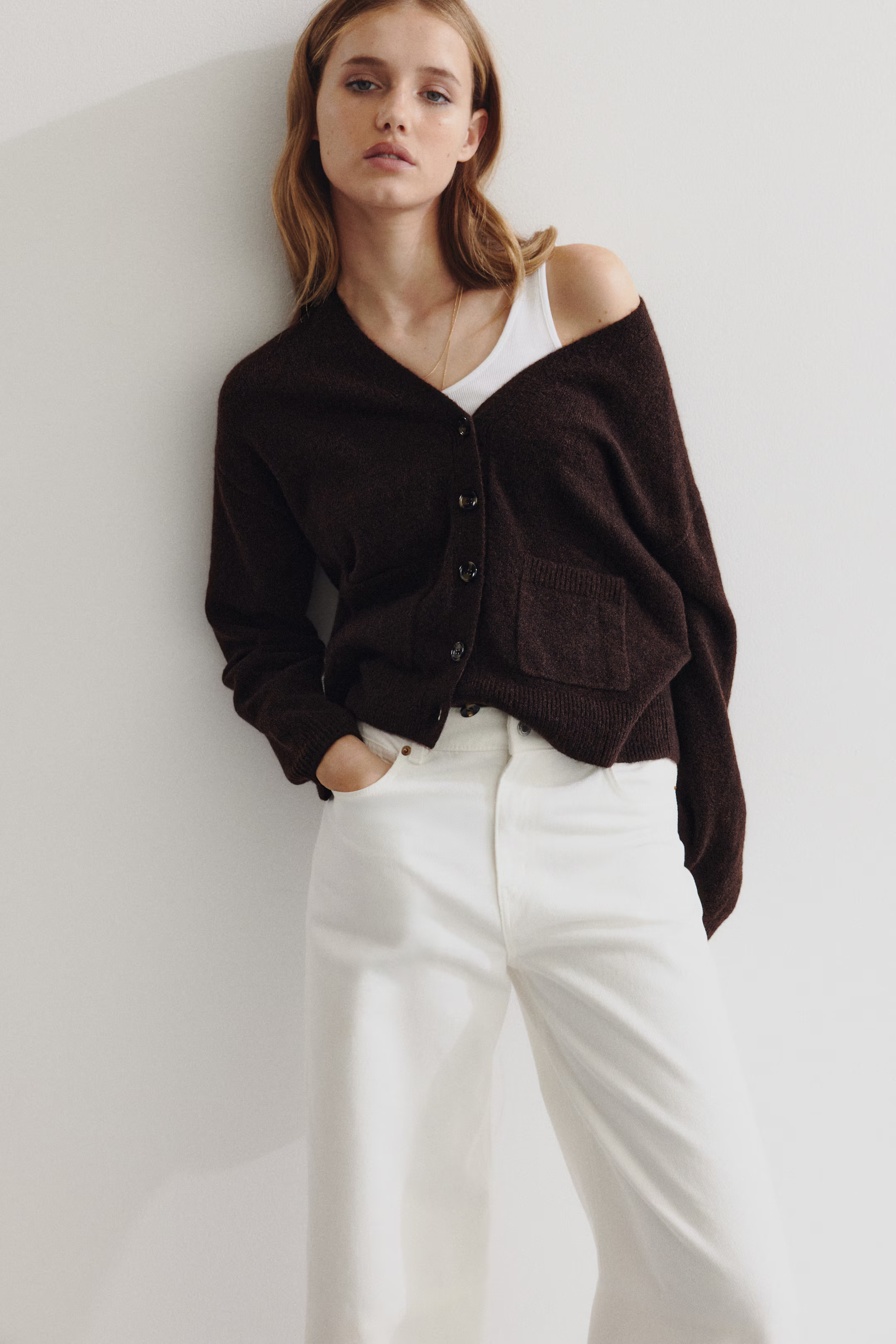 Cardigan in lockerer Passform | H&M (DE, AT, CH, NL, FI)