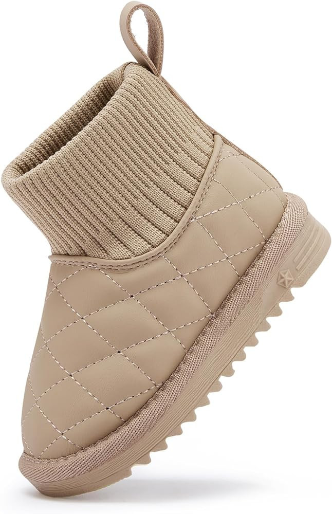 BMCiTYBM Girls Boys Snow Boots Warm Winter Fur Lined Baby Shoes (Infant/Toddler/Little Kid) | Amazon (US)